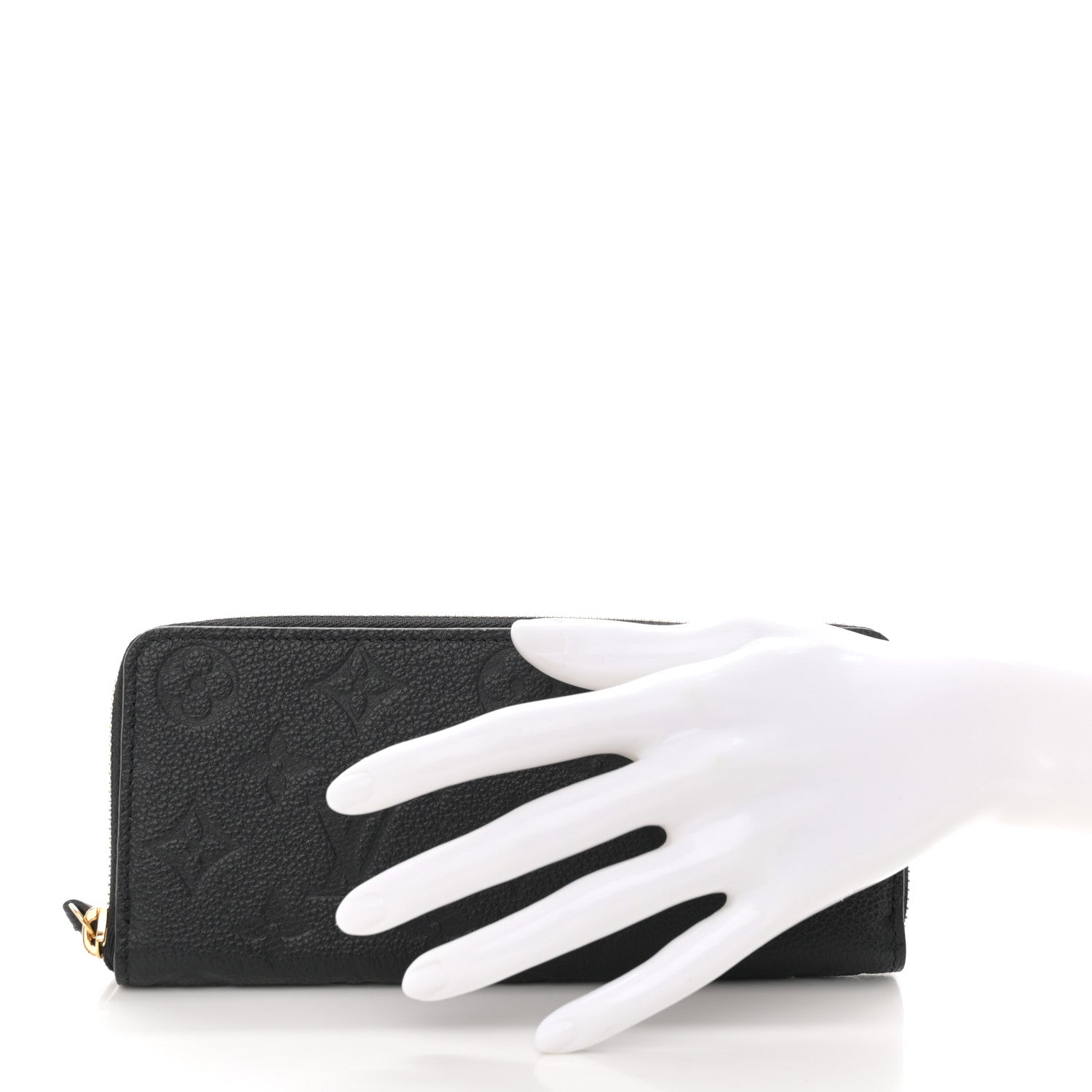 Louis Vuitton Empreinte Clemence Wallet Black 2 of 7
