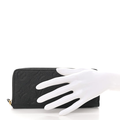Louis Vuitton Empreinte Clemence Wallet Black 2 of 7