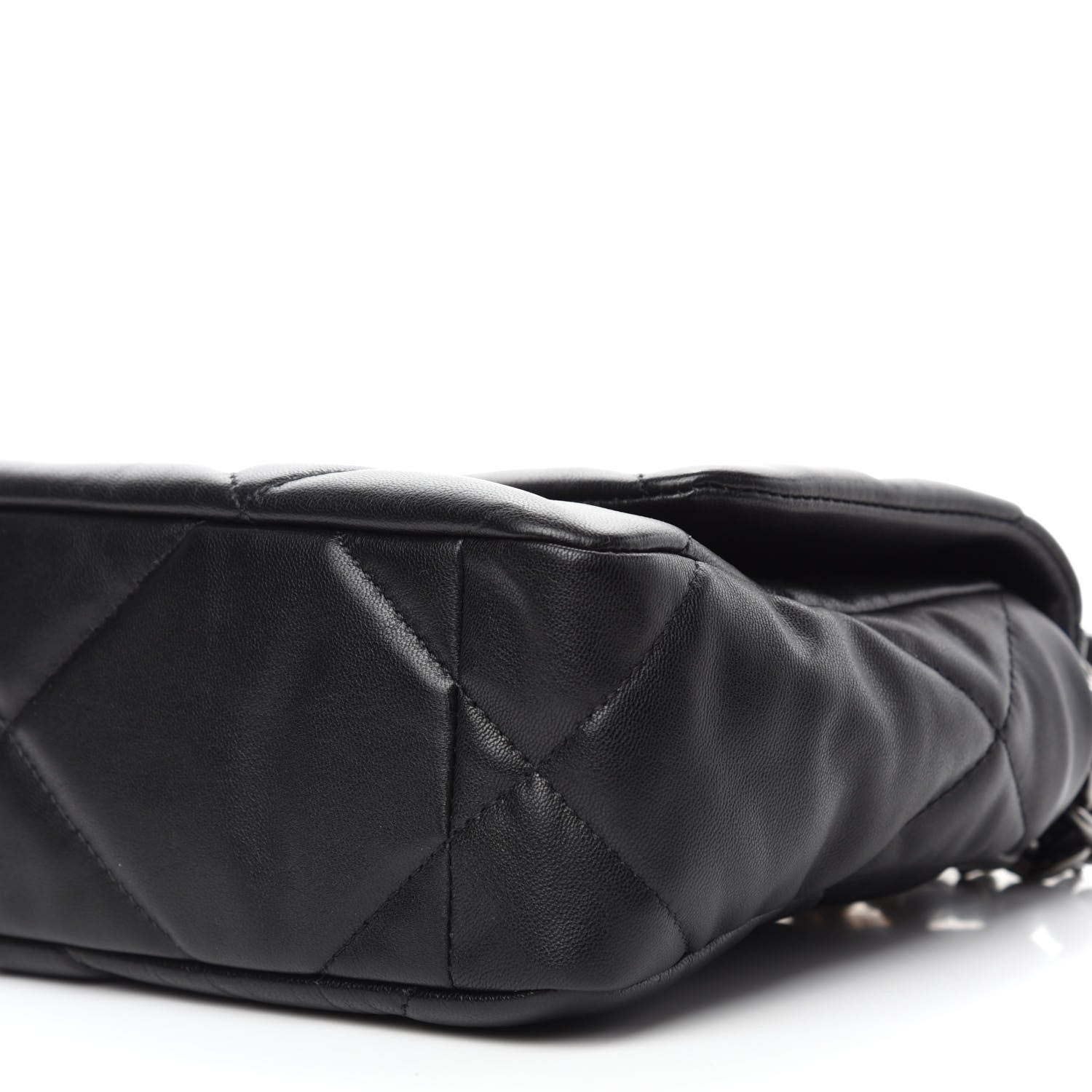 Chanel Goatskin Quilted Medium Chanel 19 Flap Black 10 of 11