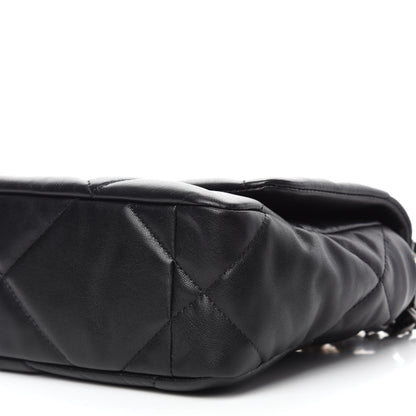 Chanel Goatskin Quilted Medium Chanel 19 Flap Black 10 of 11