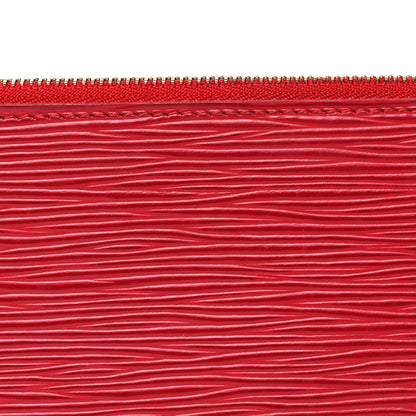 Louis Vuitton Epi Pochette Accessories 24 Castillan Red 8 of 11