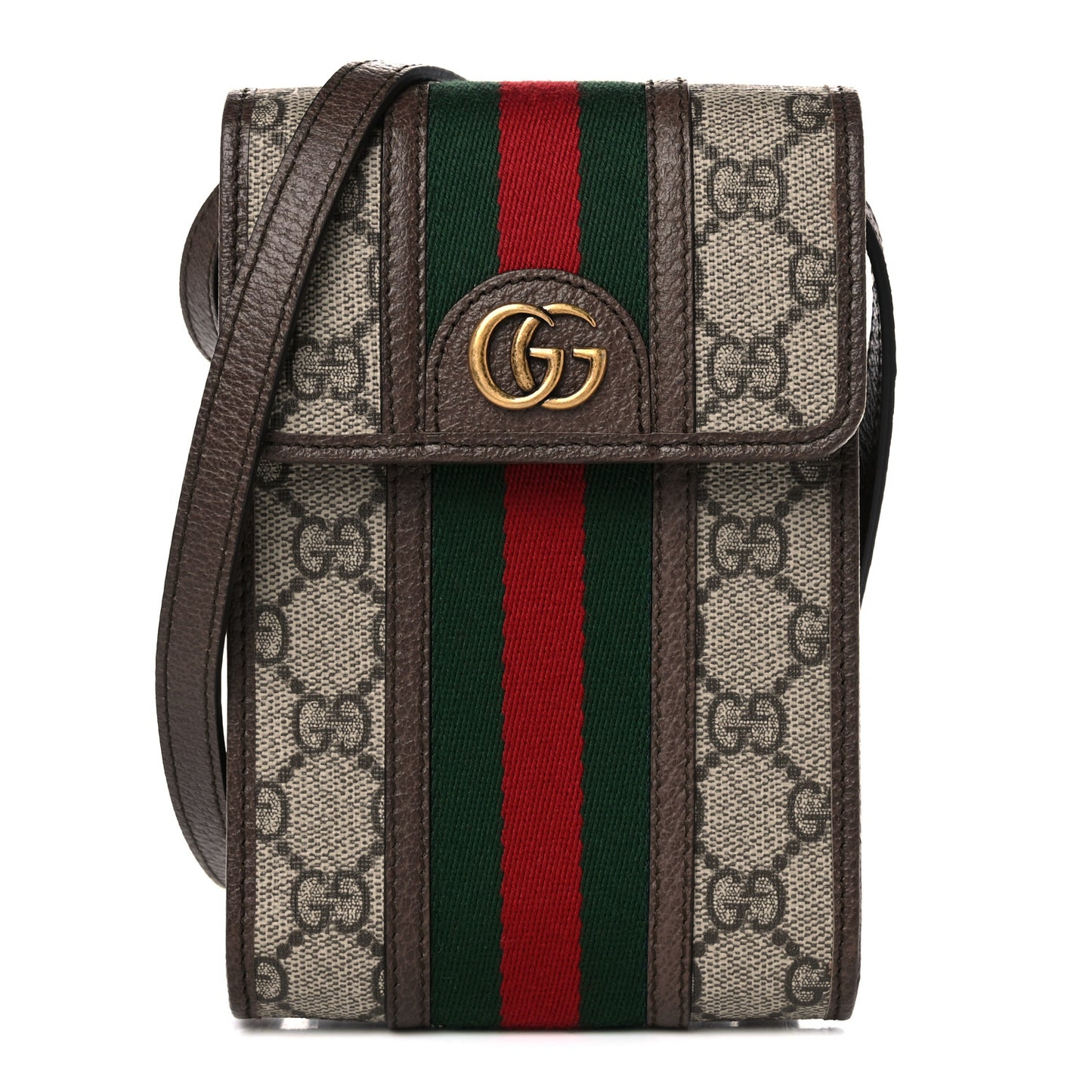GG Supreme Monogram Web Mini Ophidia Crossbody Bag Beige New Acero