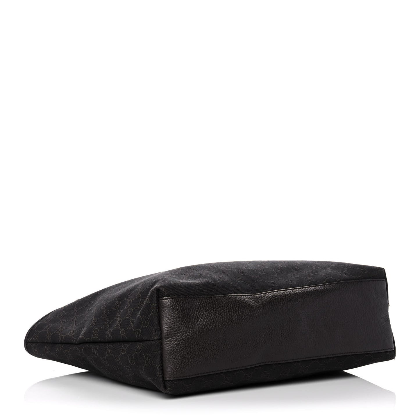 Nylon Monogram Large Tote Dark Brown