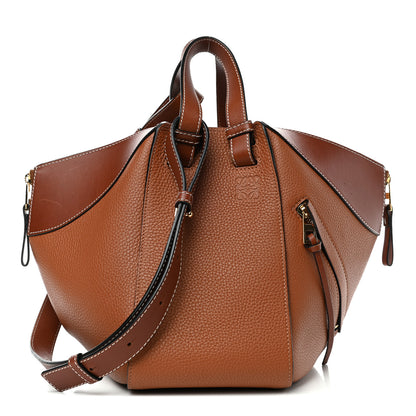 Loewe Grained Calfskin Small Hammock Shoulder Bag Tan 1 of 4