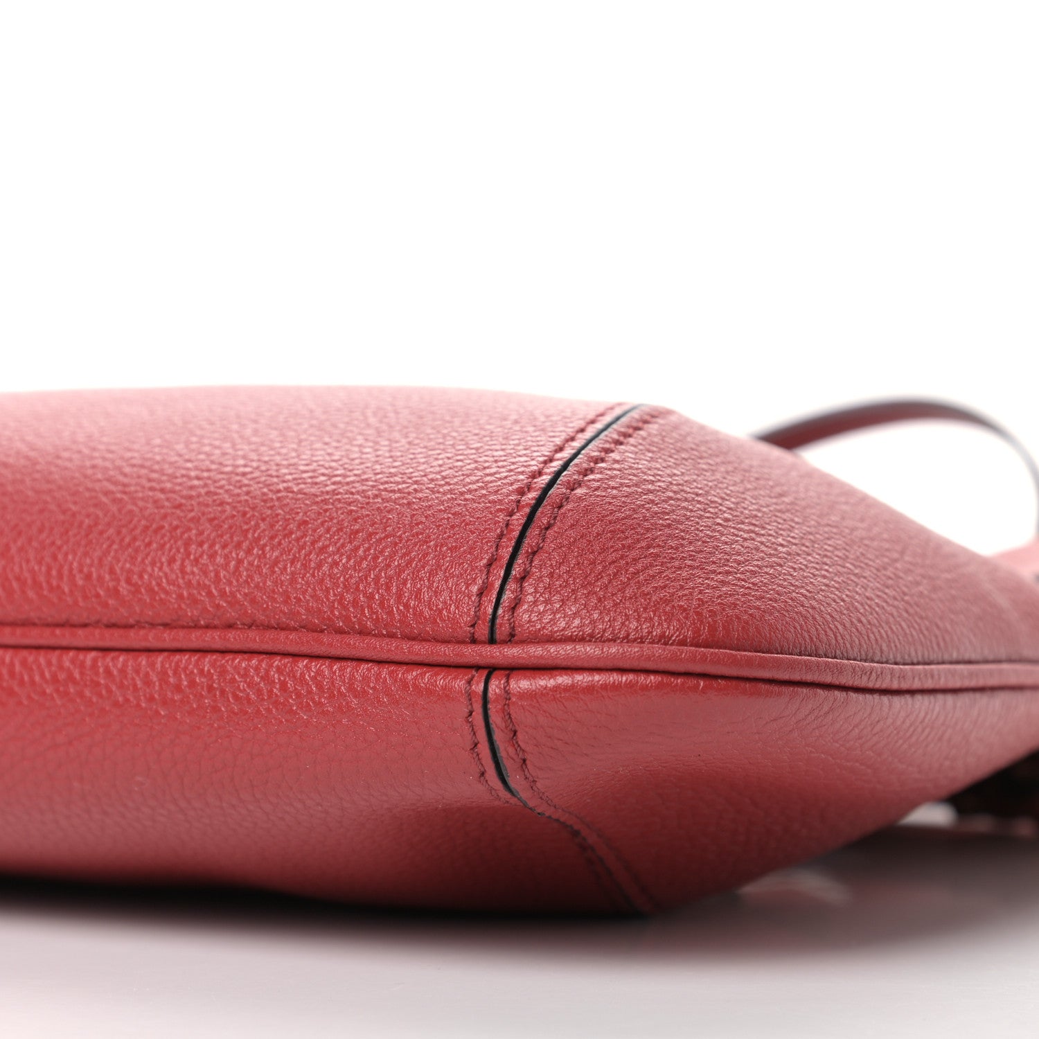 Valentino Garavani Grained Calfskin Medium Twinkle Studs Hobo Rosso Valentino 7 of 8