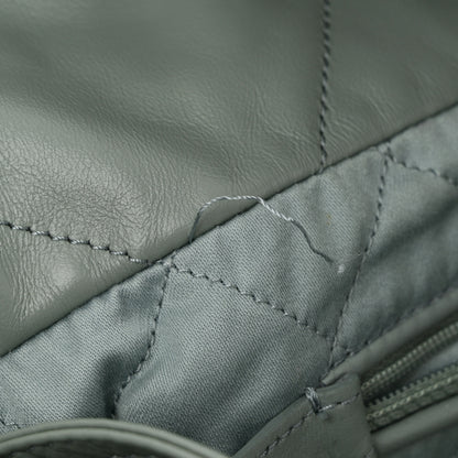 Chanel Shiny Calfskin Quilted Small Chanel 22 Grey 12 of 13