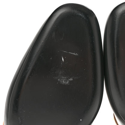 Hermes Shearling Calfskin Womens Oz Mules 38.5 Naturel Black 10 of 11