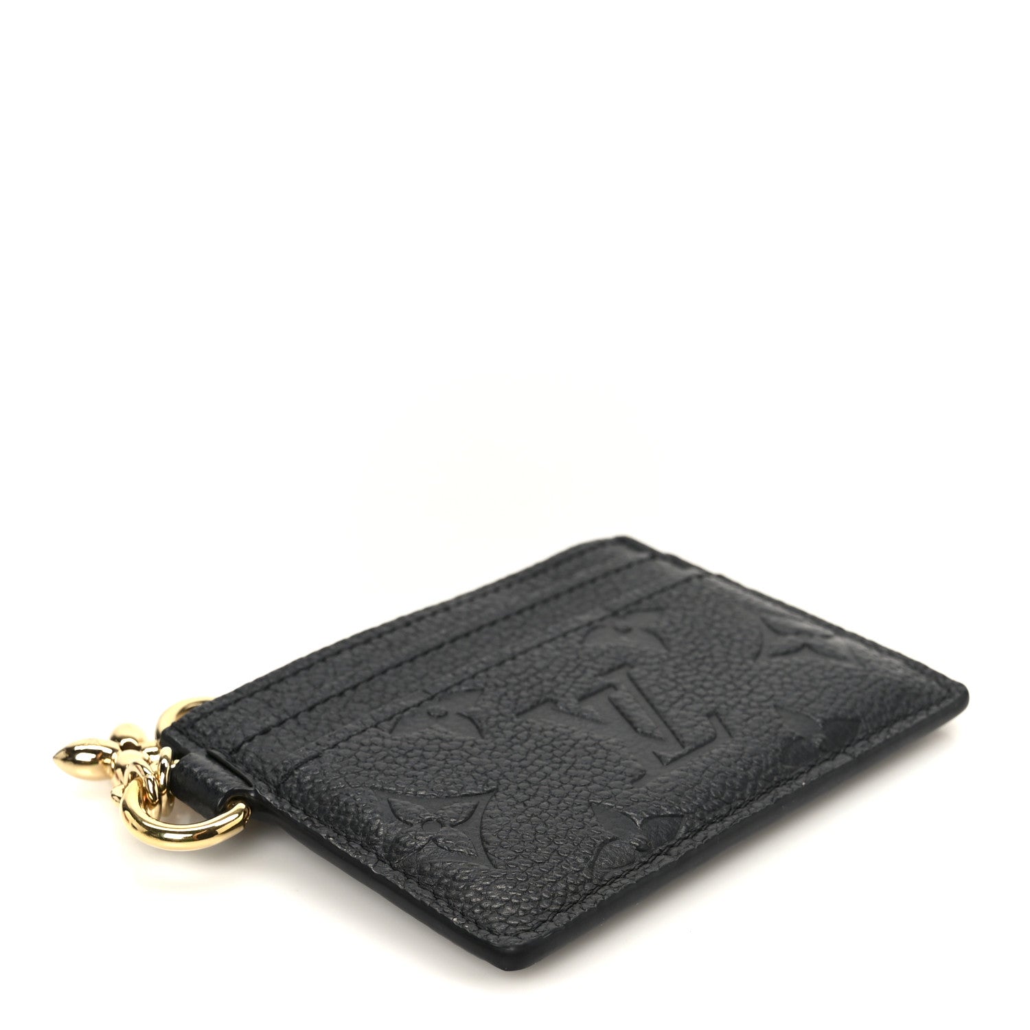 Louis Vuitton Empreinte Monogram LV Charms Card Holder Black 4 of 8