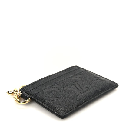 Louis Vuitton Empreinte Monogram LV Charms Card Holder Black 4 of 8