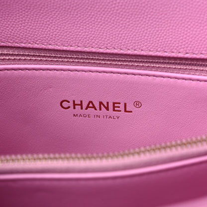 Chanel Caviar Quilted Small Coco Chain Handle Flap Lilas 6 of 10