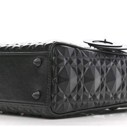 Christian Dior Calfskin Cannage Diamond Small My ABCDior Lady Dior Black 11 of 12