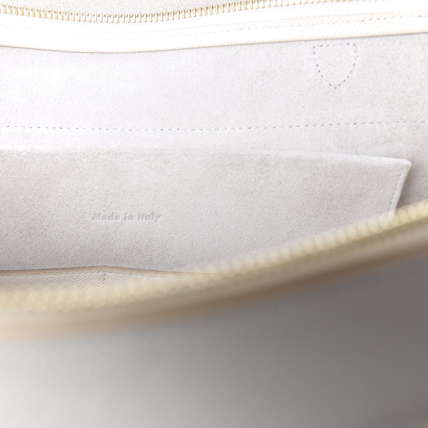 Celine Grained Calfskin Micro Belt Bag White 6 of 10