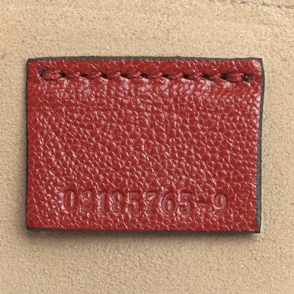 Chloe Shiny Goatskin Smooth Calfskin Suede Small Pixie Bag Dahlia Red 6 of 8