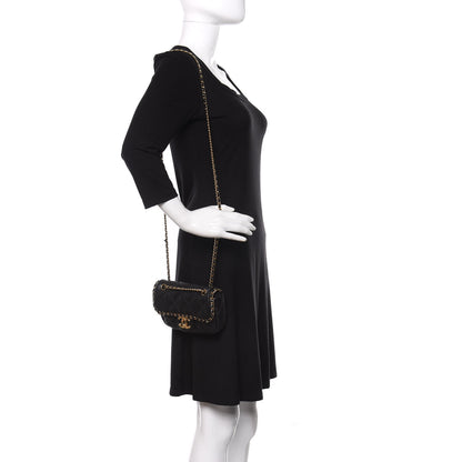 Chanel Calfskin Mini Chain Me Flap Black 2 of 10