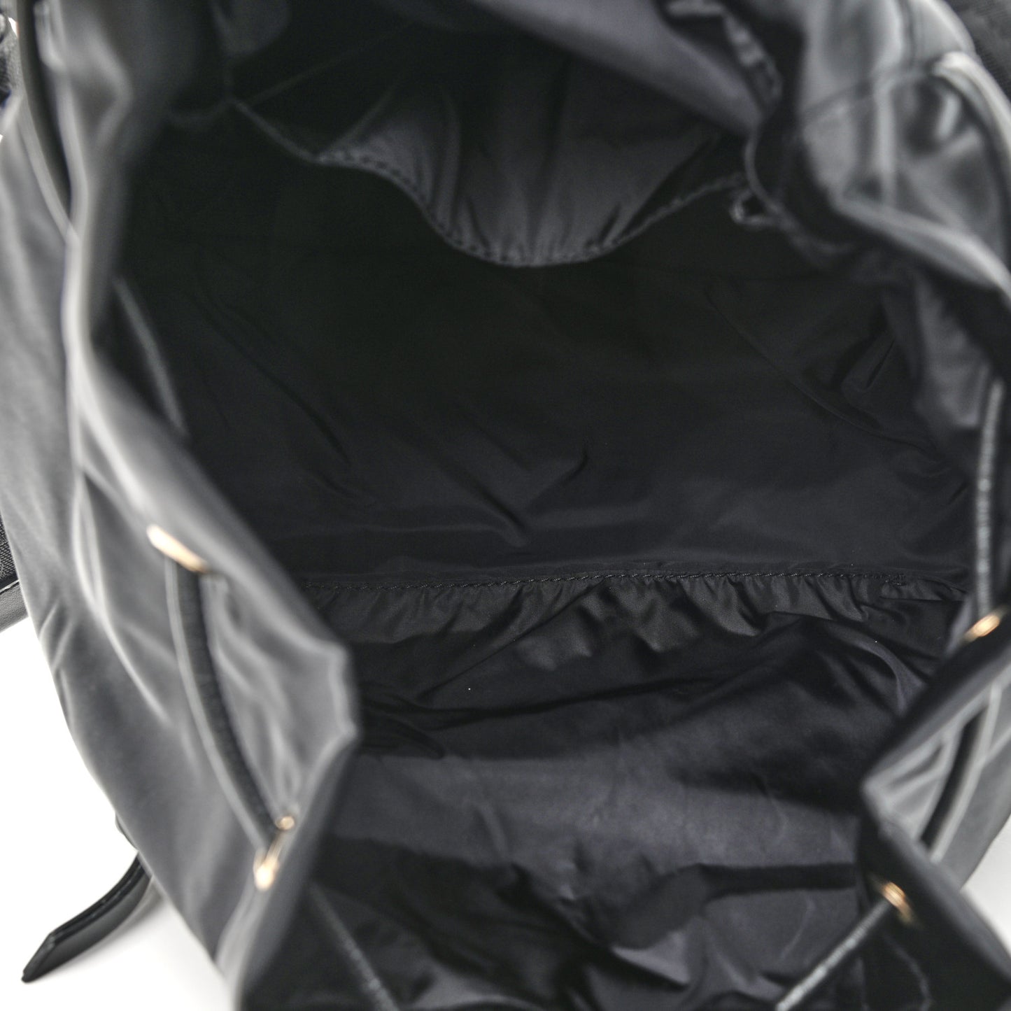 Nylon Palazzo Medusa Backpack Black