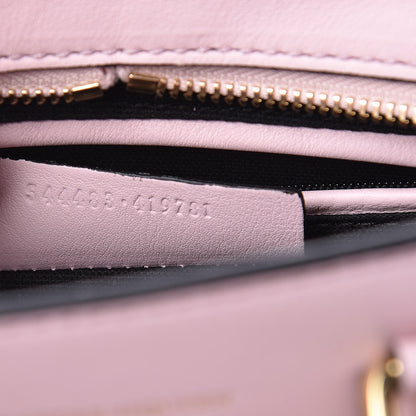 Alexander McQueen Pebbled Calfskin Mini Padlock Tote Baby Pink 6 of 11
