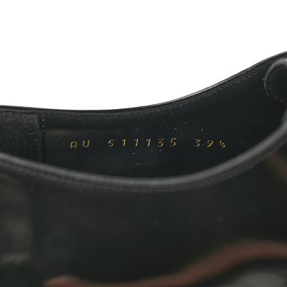 Saint Laurent Patent Calfskin Montaigne 25 Uniform 39.5 Black 6 of 9