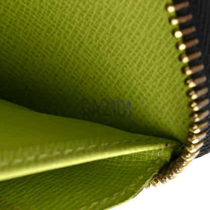 Louis Vuitton Monogram Multicolor Zippy Wallet Black Pistachio 7 of 10