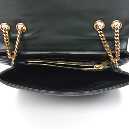 Saint Laurent Calfskin Y Quilted Monogram Medium Loulou Chain Satchel Olive 5 of 12
