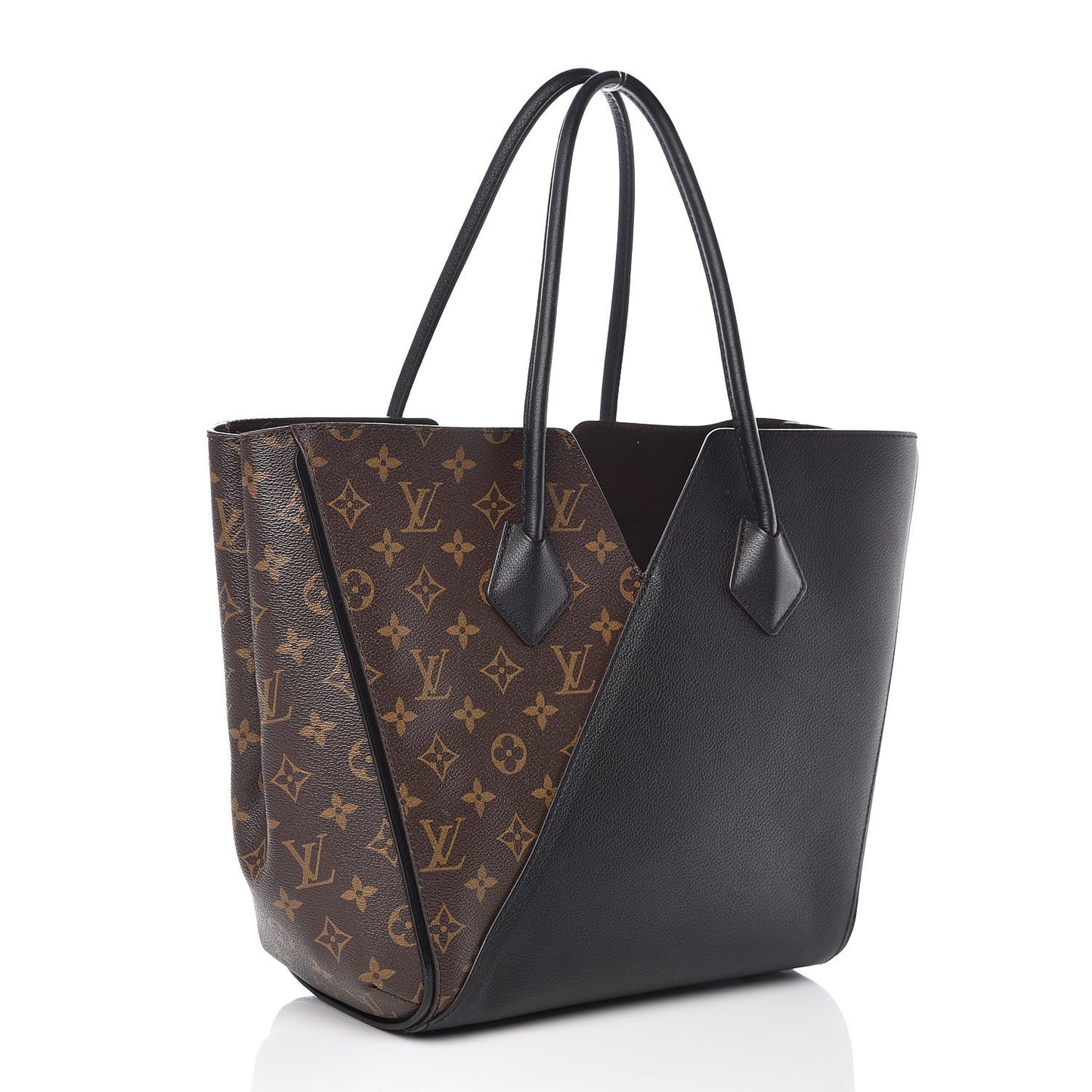 Calfskin Monogram Kimono Tote Black