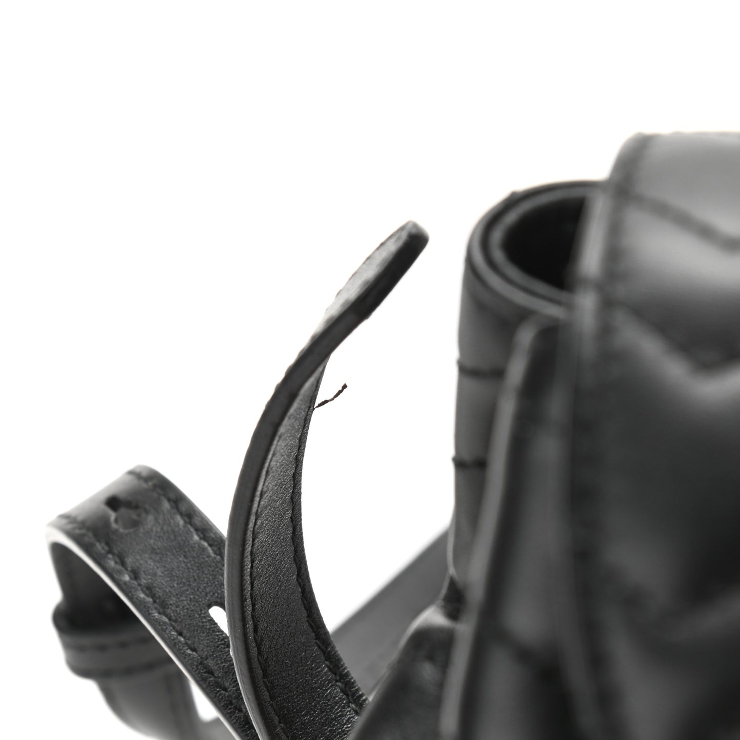 Calfskin Matelasse GG Marmont Flap Backpack Black