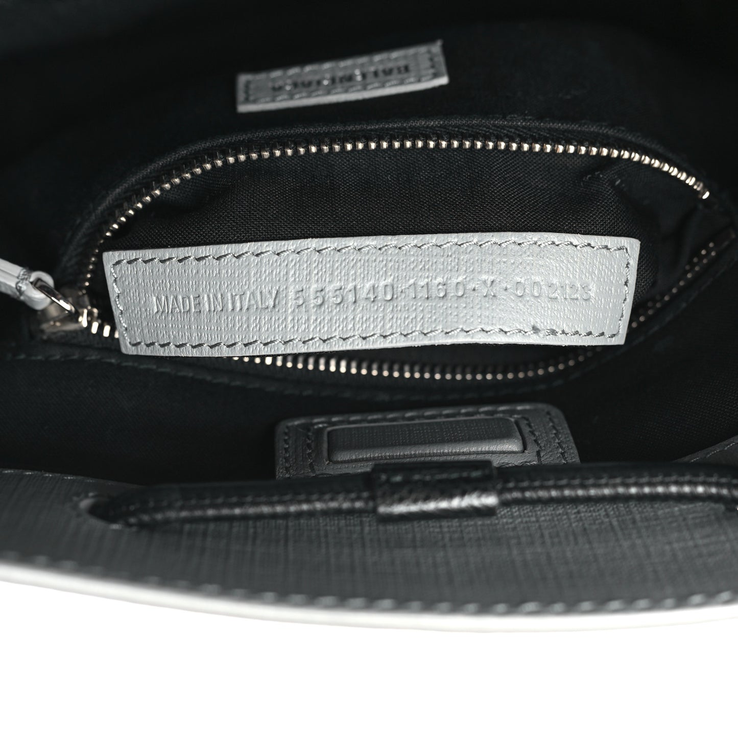 Calfskin Logo XXS Shopping Tote Gris Fossile