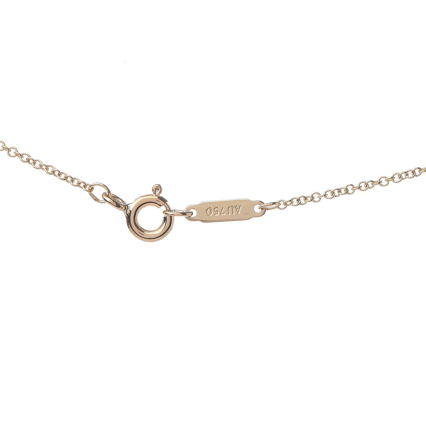 18K Yellow Gold Diamond .29ct Solitaire Pendant Necklace