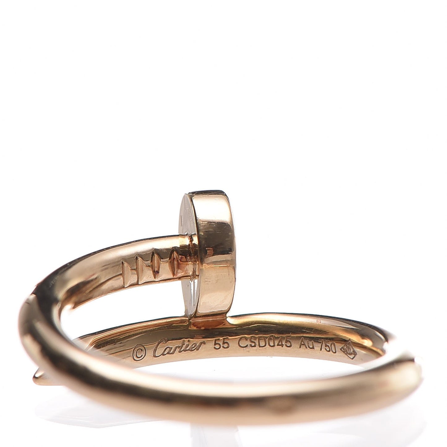 18K Yellow Gold Juste Un Clou Ring 50 5.5