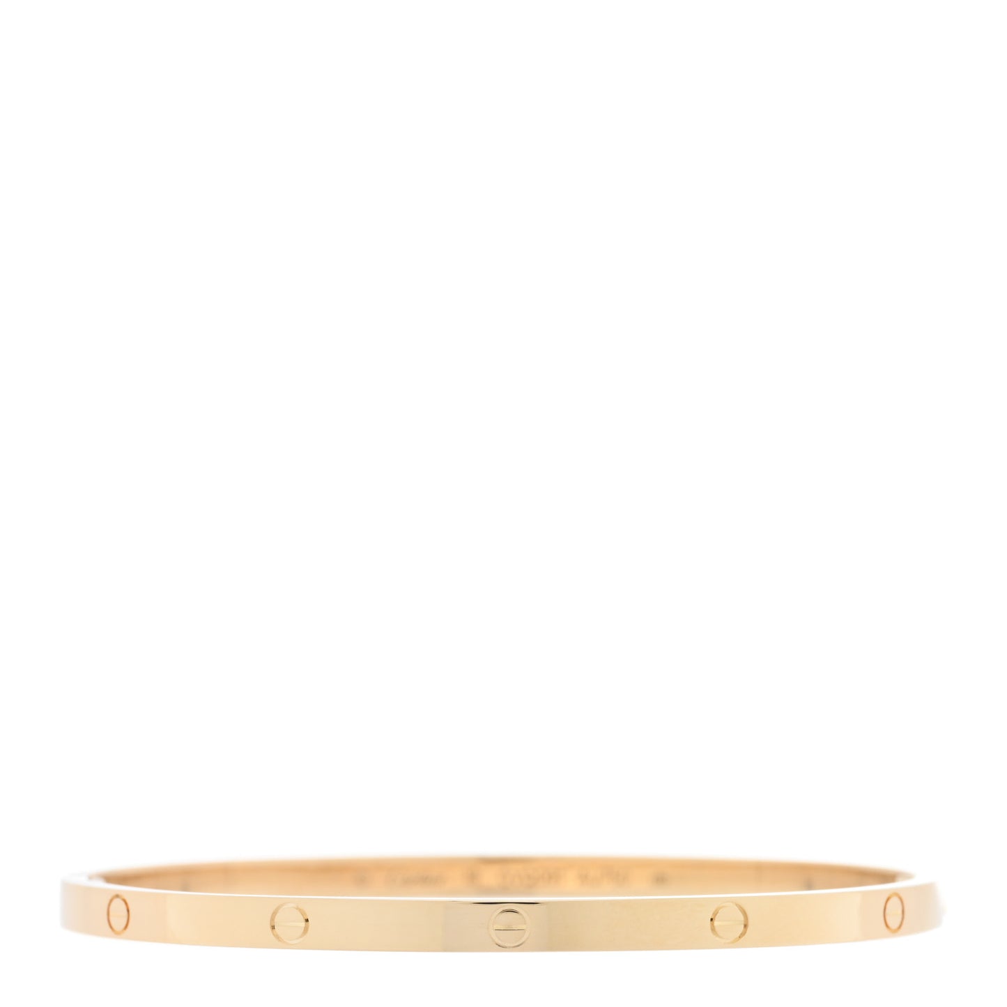18K Yellow Gold Small LOVE Bracelet 18