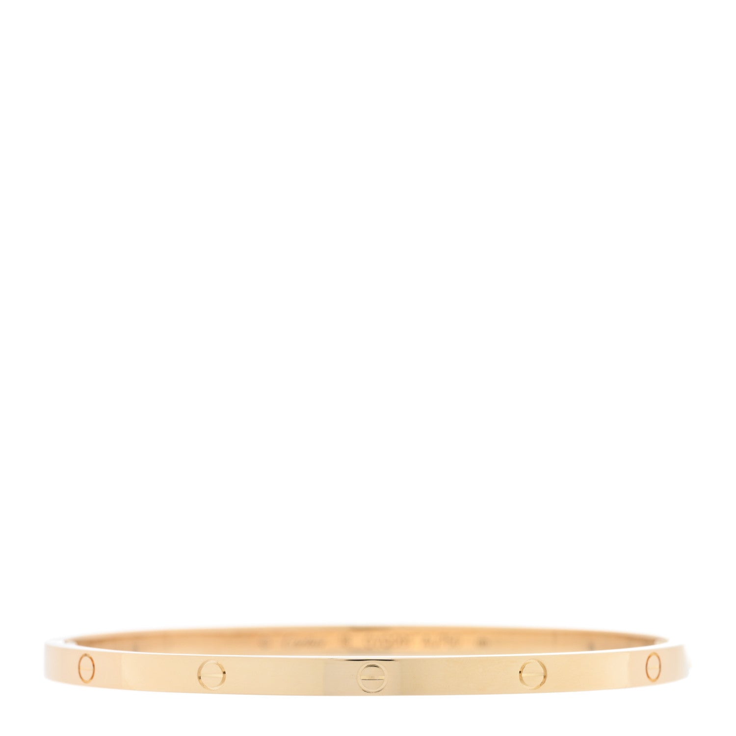 Cartier 18K Yellow Gold Small LOVE Bracelet 18 1 of 8