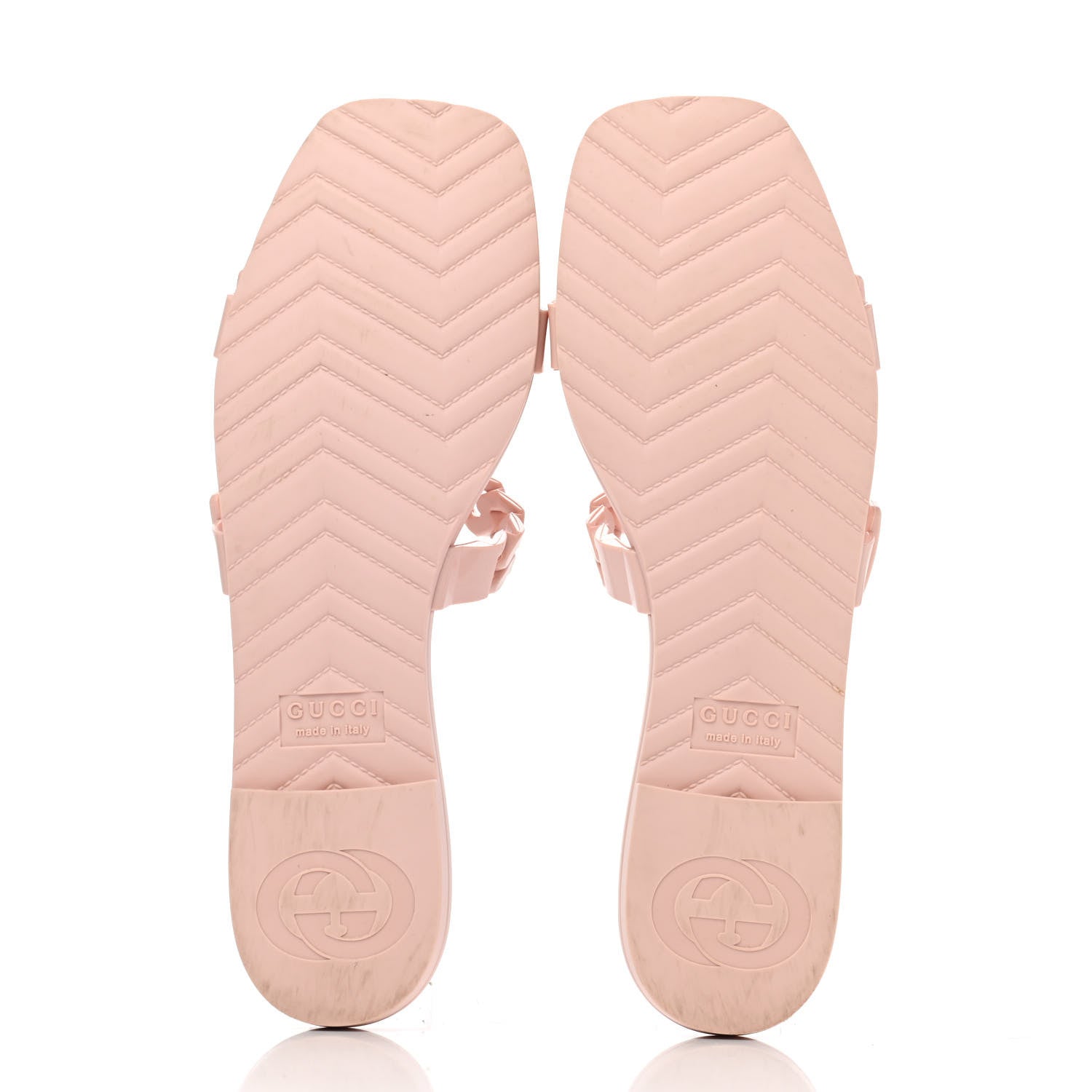 Gucci Rubber Womens Slide Sandals 40 Perfect Pink 4 of 4