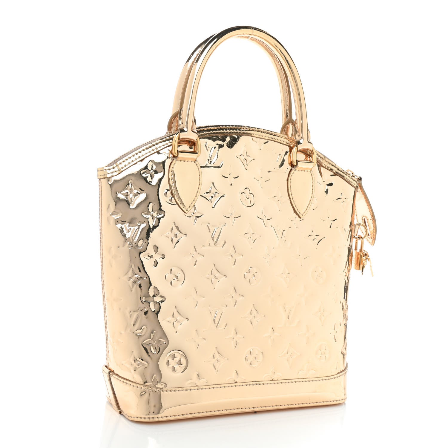 Louis Vuitton Monogram Miroir Lockit Gold 3 of 9
