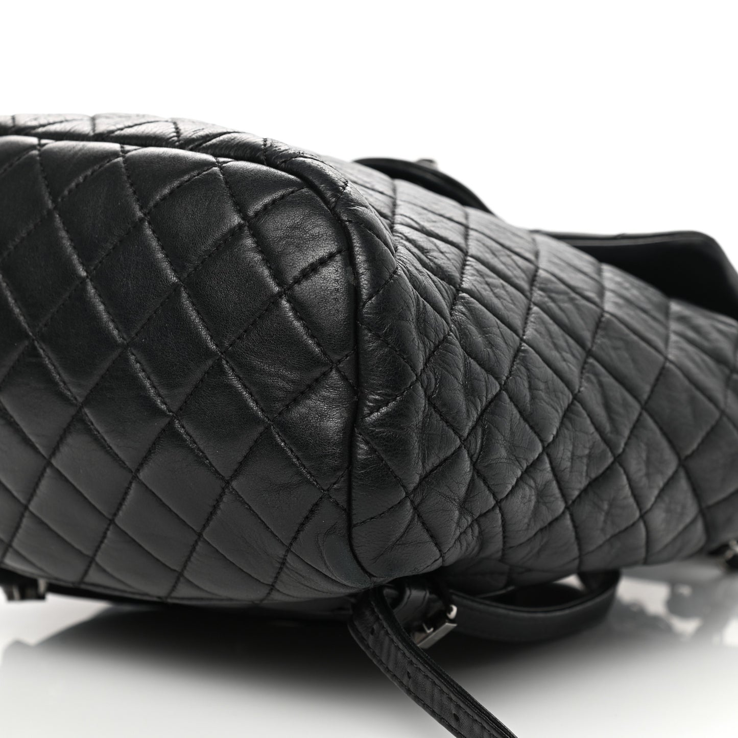 Lambskin Quilted Small Urban Spirit Backpack Black