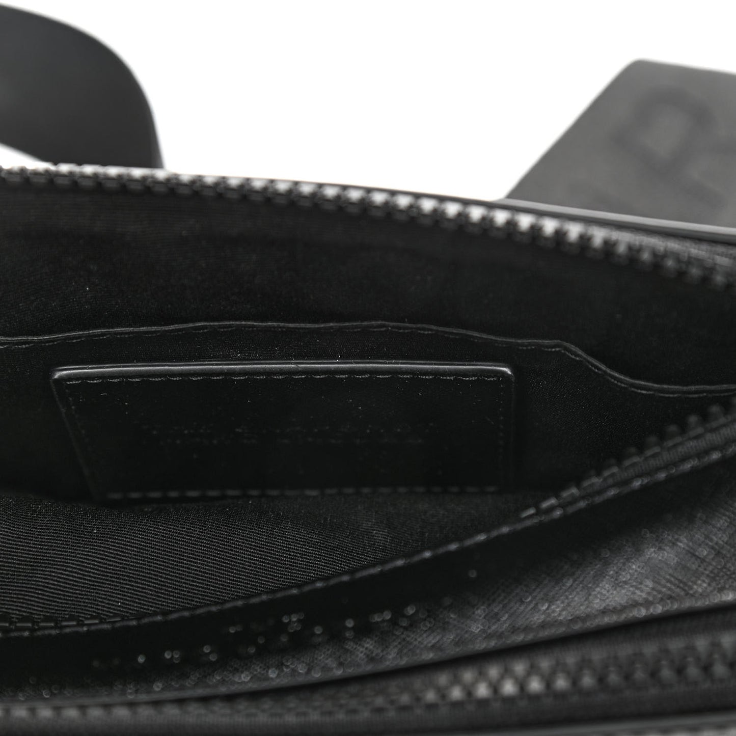Saffiano Snapshot Camera Bag Black