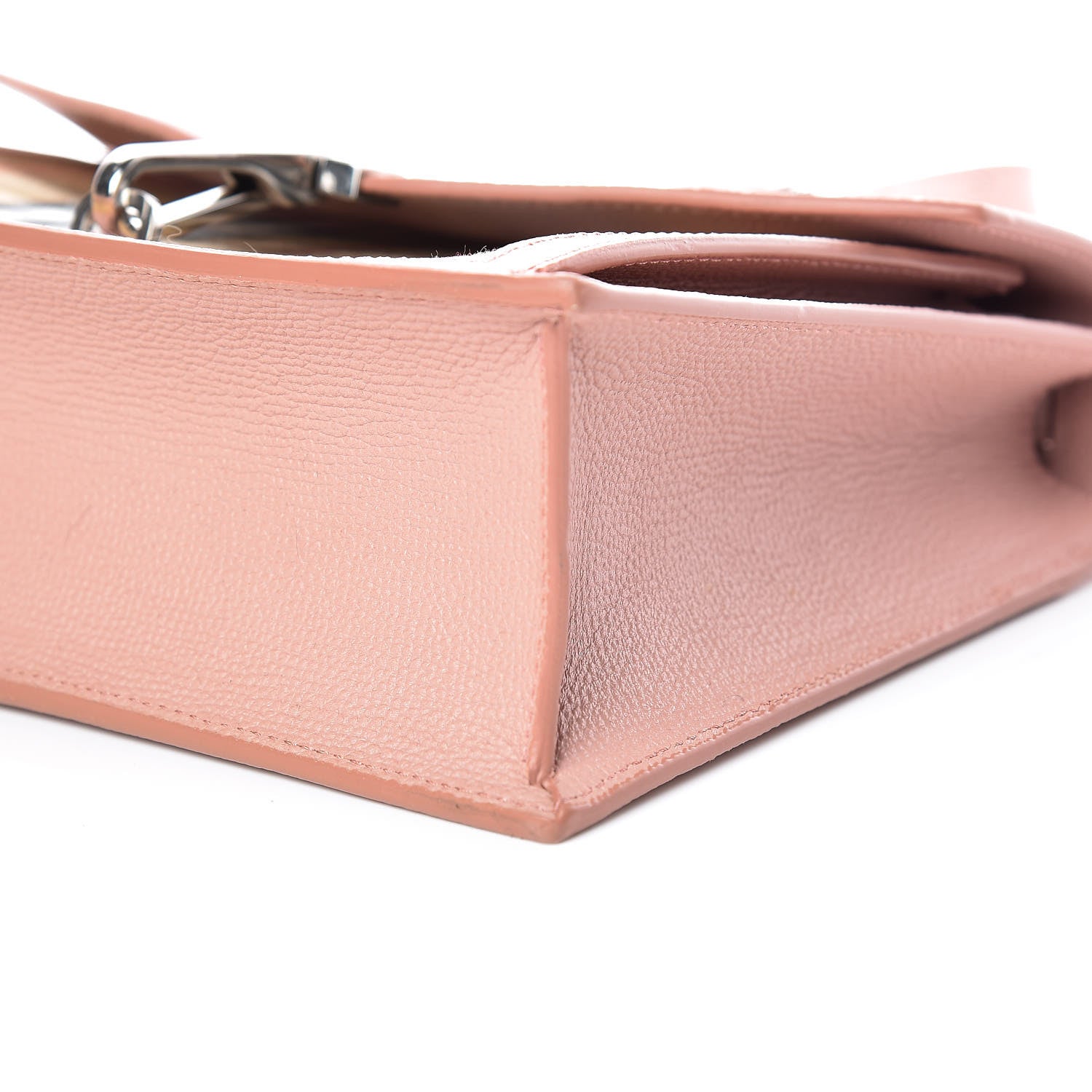 Burberry Grainy Calfskin Vintage Check Small Macken Crossbody Bag Ash Rose 6 of 14
