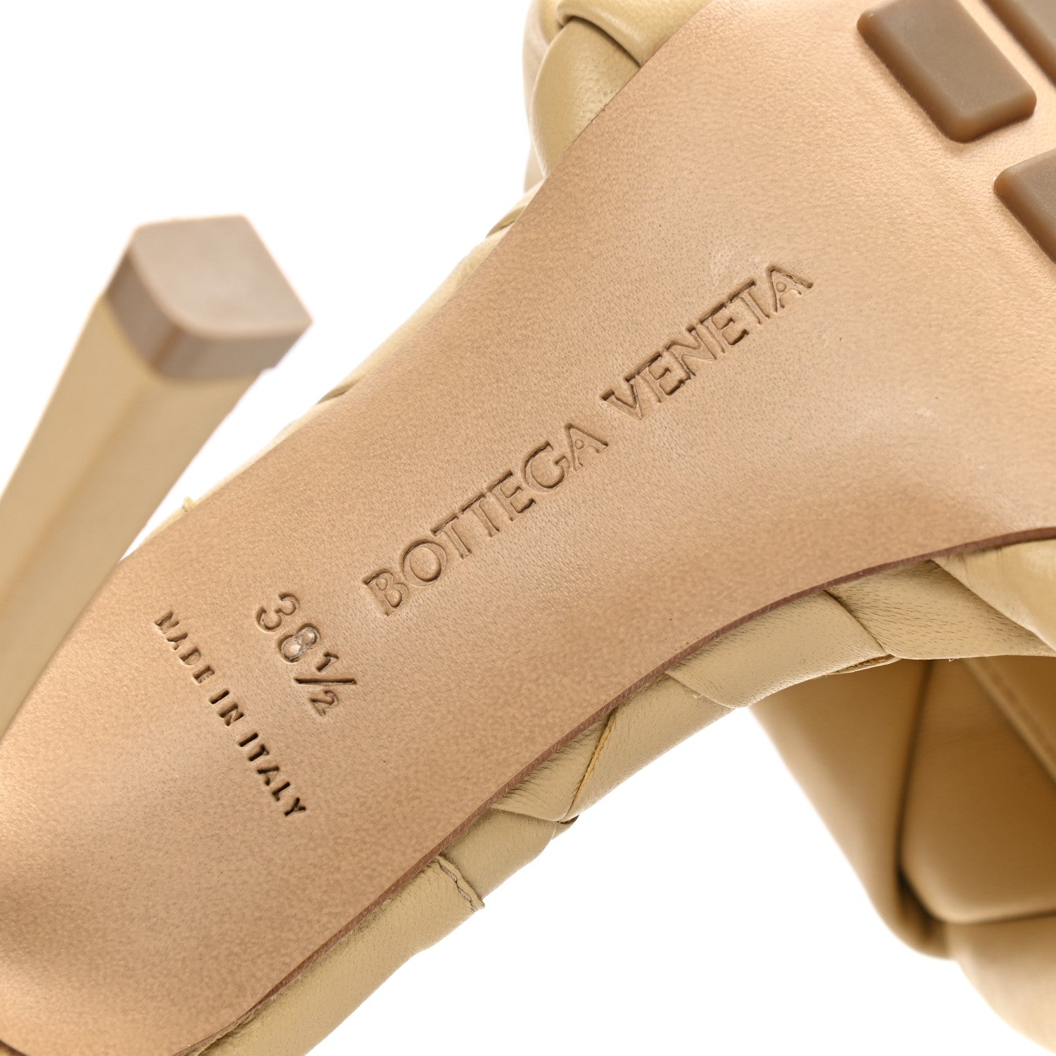 Bottega Veneta Nappa Maxi Intrecciato Lido Mule Sandals 38.5 Bandage 6 of 7