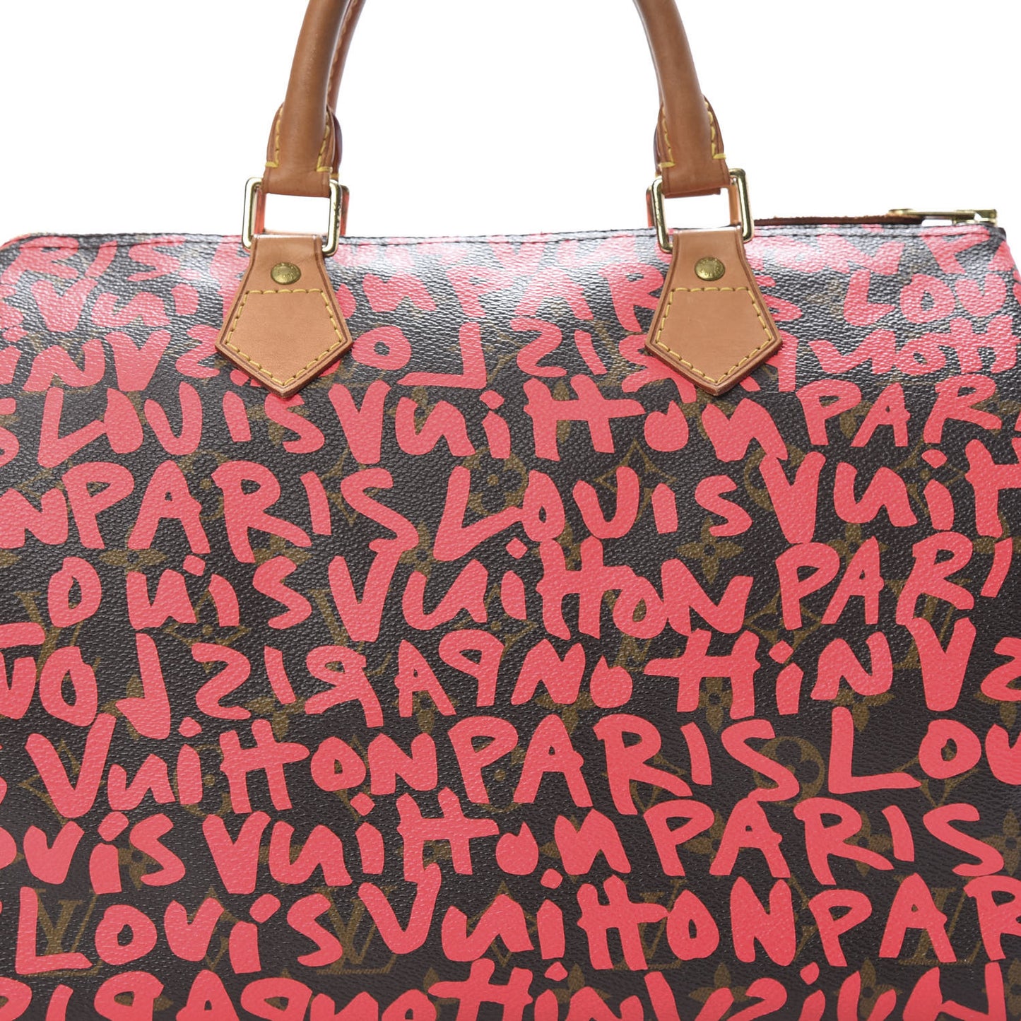 Monogram Graffiti Speedy 30 Fuchsia