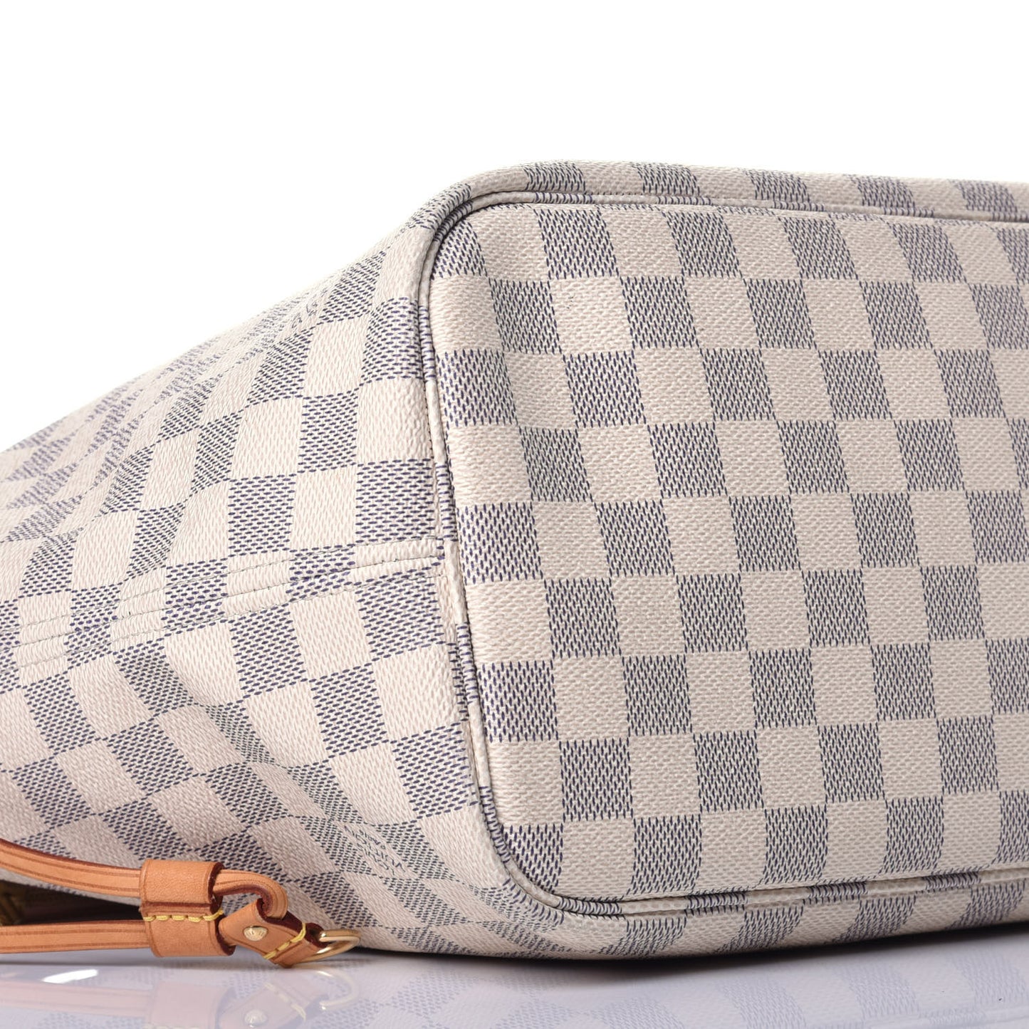Damier Azur Neo Neverfull MM Rose Ballerine