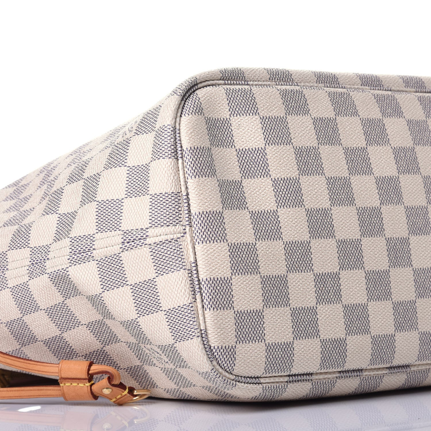 Louis Vuitton Damier Azur Neo Neverfull MM Rose Ballerine 7 of 8