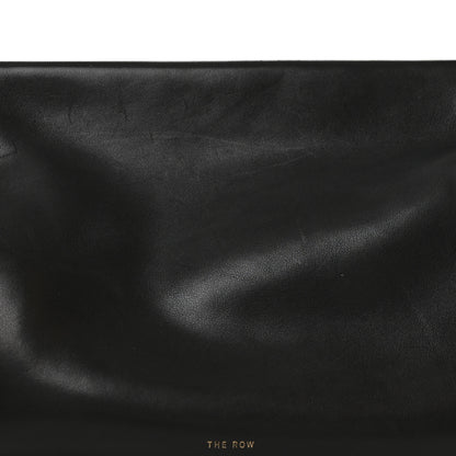 The Row Saddle Calfskin Sienna Shoulder Bag Black 7 of 9