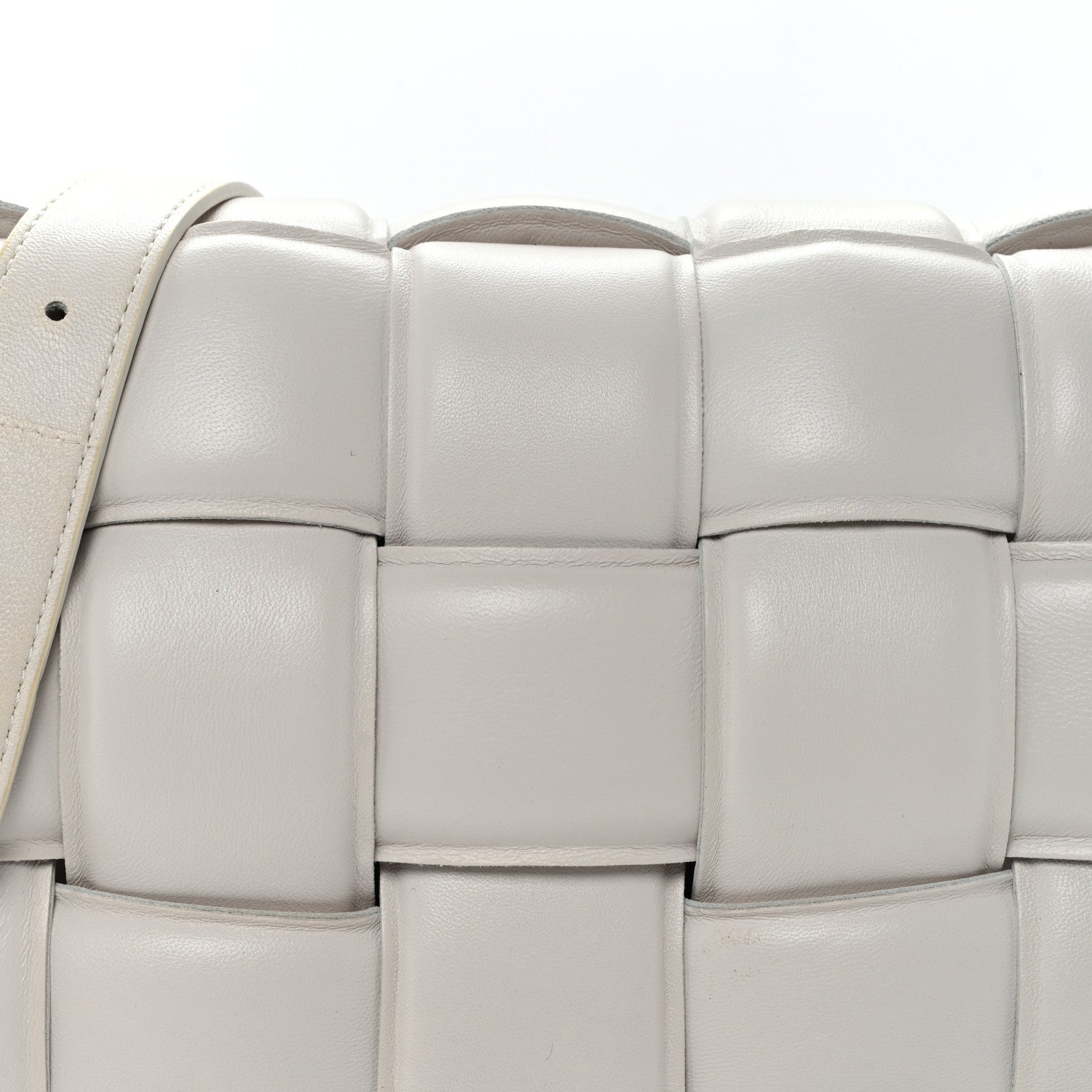 Bottega Veneta Nappa Maxi Intreccio Padded Cassette Crossbody Bag Chalk 7 of 10
