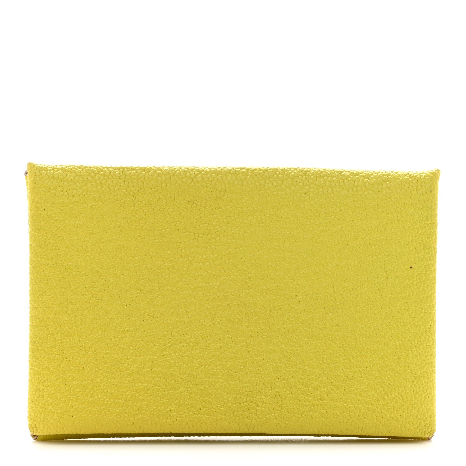 Hermes Chevre Mysore Calvi Card Case Lime 1 of 7