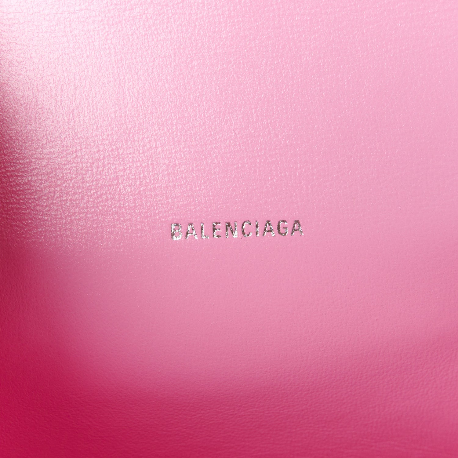 Balenciaga Washed Denim BB Monogram Hourglass Top Handle Bag XS Pink 6 of 10