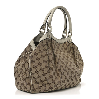 Gucci Monogram Medium Sukey Tote Off White 3 of 10