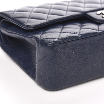 Chanel Caviar Quilted Medium Double Flap Navy 7 of 16