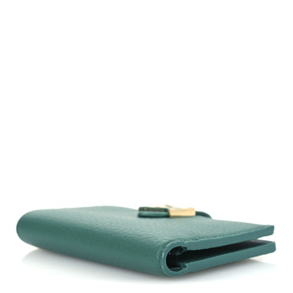 Louis Vuitton Taurillon Capucines Vertical Compact Wallet Green 4 of 8