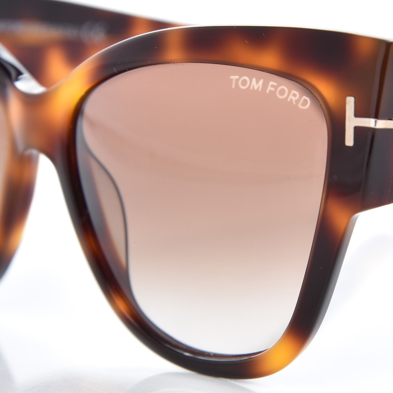 Tom Ford Acetate Anoushka Cat Eye Sunglasses TF371 Tortoise Shell 7 of 8