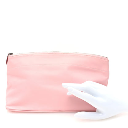 Hermes Lambskin Swift Tohubohu Pouch MM Rose Sakura Vermillion 2 of 7
