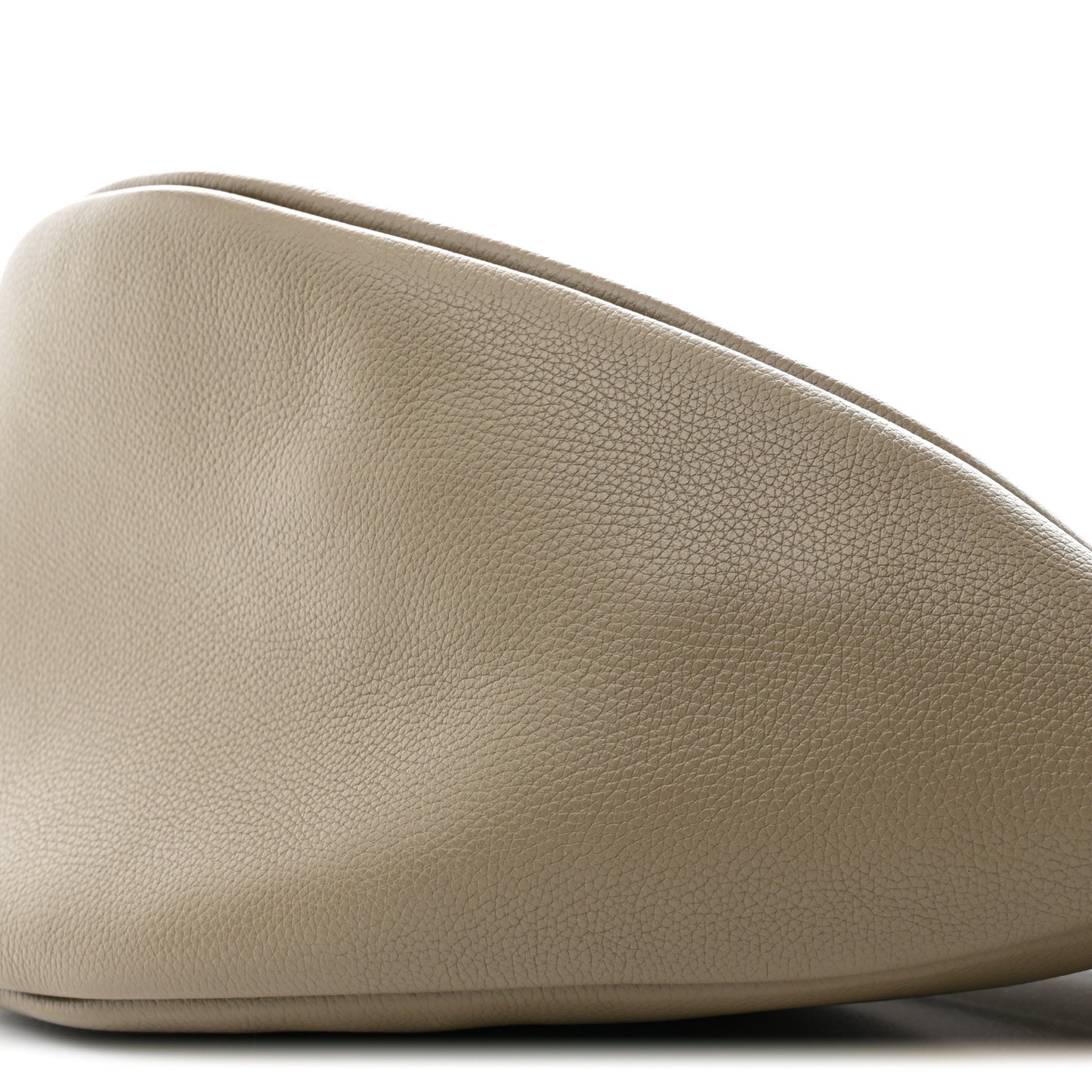 Grained Calfskin Large Slouchy Banana Bag Elephant