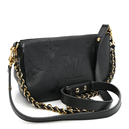Louis Vuitton Empreinte Monogram Giant Multi Pochette Accessories Black 3 of 12
